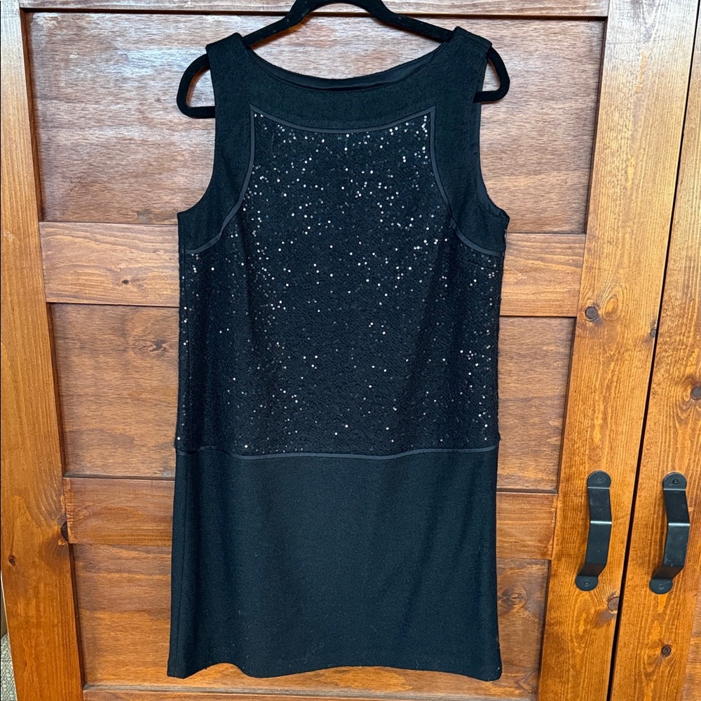 Elegant Black Sleeveless Dress -NWT LOFT brand